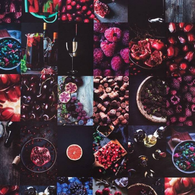 Бумага глянцевая Сочные ягоды 70*100 см 1 шт 