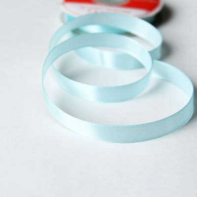 Лента атласная 10мм*23м небесный 1 шт