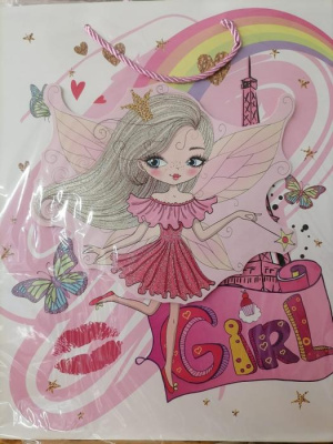 К Пакет ламинат Куколки 3D 26*10*32 см рис микс 1 шт