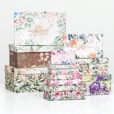 Коробка прямоуг Летняя феерия №9 1 шт