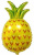 К Шар фольга Фигура Ананас К Шар фольга Фигура Ананас