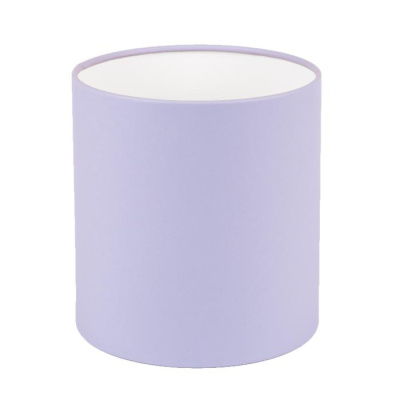 Коробка Тубус бледно-фиолетовый без крышки 16*16 см 1 шт