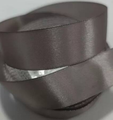 Лента атласная 25мм*23м серебро 1 шт  