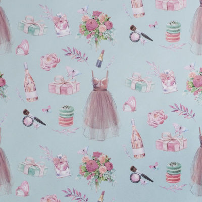 Бумага глянцевая Женские аксессуары 70*100 см 1 шт