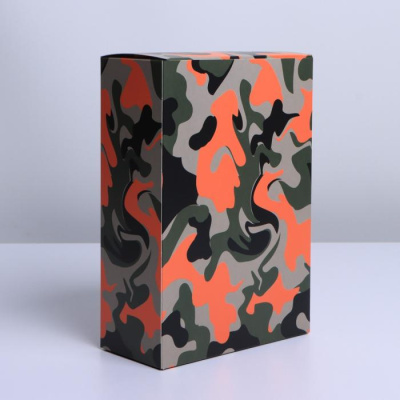 Коробка складная Милитари 16*23*7,5 см 1 шт