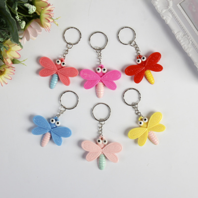 К Брелок Стрекоза микс пластик 1 шт