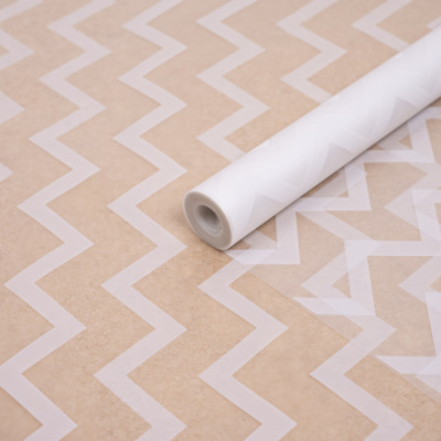 Пленка матовая Зигзаг белый 60 см 200 г 1 шт  