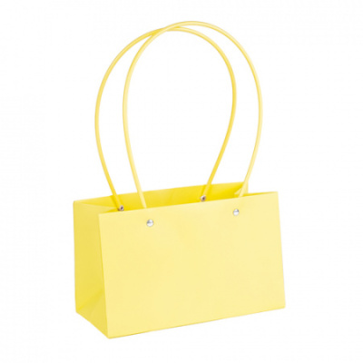 Сумочка для цветов кремовая 22*10,5*13,5 см 1 шт