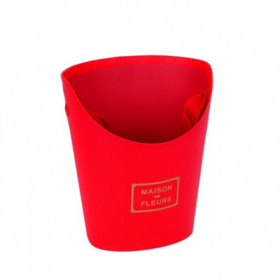 Коробка Стаканчик красный 15*12,5*19см 1 шт Коробка Стаканчик красный 15*12,5*19см 1 шт