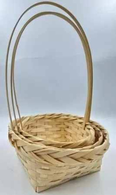 Корзина плетеная Бамбук натуральный 19*9/32 см 1 шт