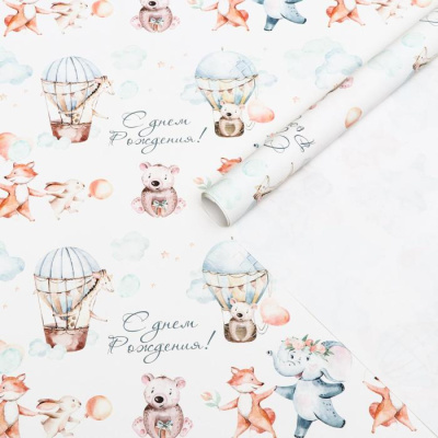 Бумага глянцевая Друзья 100*70 см 1 шт