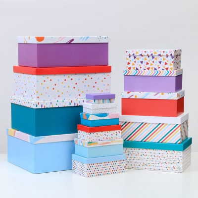 Коробка прямоуг Поздравляю №7 24*15.5*9.5 см рис микс 1 шт Коробка прямоуг Поздравляю №7 24*15.5*9.5 см рис микс 1 шт