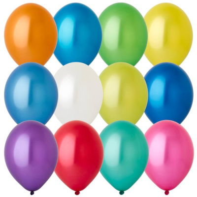 Шар В 105 Металлик ассорти экстра 50 шт