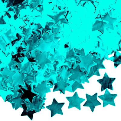 Конфетти Веселый праздник Звезда Тиффани 1,5 см 50 г Конфетти Веселый праздник Звезда Тиффани 1,5 см 50 г