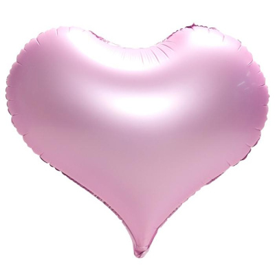 Шар фольга без рисунка Сердце 24" розовое пастель (ВЗ) в уп. Шар фольга без рисунка Сердце 24" розовое пастель (ВЗ) в уп.