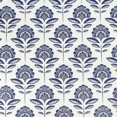 Бумага глянцевая Гжелевые цветы 70*100 см 1 шт