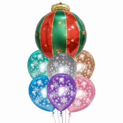 Букет С Новым годом! Елочный шар 7 шт