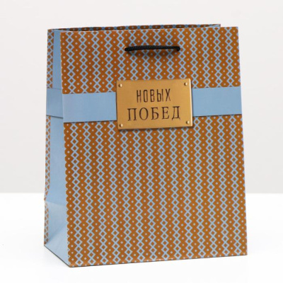 Пакет ламинат Новых побед 18*22,3*10 см 1 шт