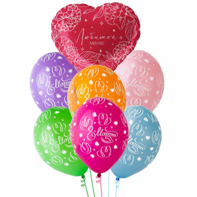 Букет 8 Марта! Тюльпаны Любимой маме 7 шт 