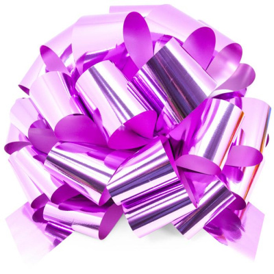 Бант-Шар Гигант Розовый металлик D-36 см  